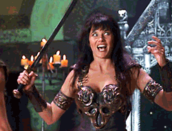 I Win Xena Warrior Princess GIF