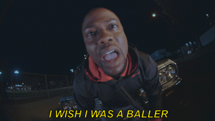 I Wish Kevin Hart Was A Damn Baller GIF