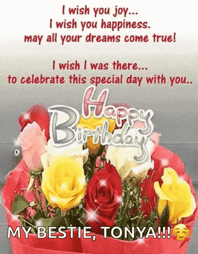 I Wish You Joy ... I Wish You Happiness May All Your Dreams Come True GIF