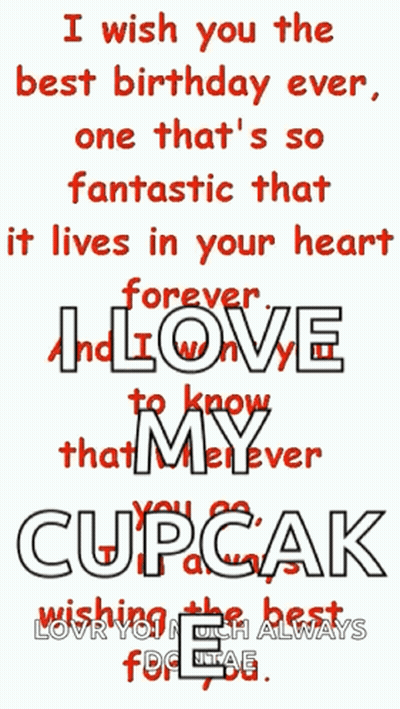 I Wish You The Best Birthday Ever And One That 'S So Fantastic That It Lives In Your Heart Forever GIF