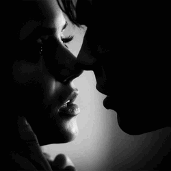 Ian Somerhalder And Nina Close Together GIF