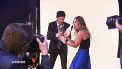 Ian Somerhalder Displaying Award GIF