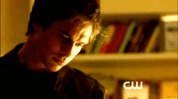 Ian Somerhalder Looking At Elena GIF
