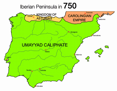 Iberian Peninsula Map 1030 GIF