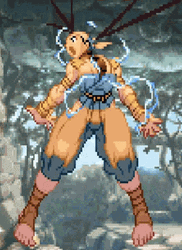 Ibuki Got Electrocuted From Enemy GIF