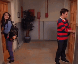 Icarly Carly Shay Experiencing Flashbang GIF