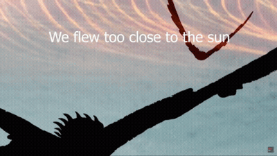 Icarus Too Close GIF