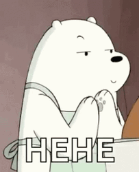 Ice Bear Hehe GIF