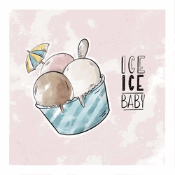 Ice Cream Cherry Ice Ice Baby GIF