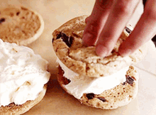Ice Cream Cookie Sandwich GIF