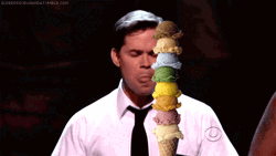 Ice Cream Lick Andrew Rannells GIF