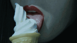 Ice Cream Lick Lipstick GIF