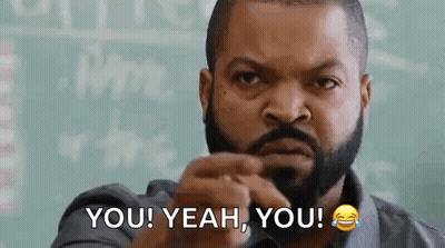 Ice Cube Funny Face Pointing You Yeah You GIF