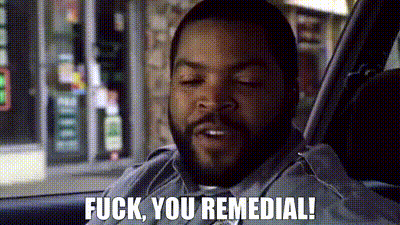 Ice Cube In Car Eyes Closed Fuck You Remedial GIF