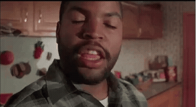 Ice Cube Making Funny Face Eyes Closed In Kitchen GIF