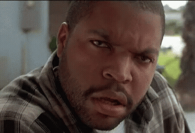 Ice Cube Making Funny Face In Plaid Shirt GIF