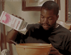 Ice Cube Milk GIF