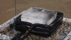 Ice Cube On Fire GIF
