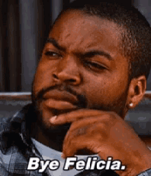 Ice Cube Saying Bye Felicia GIF