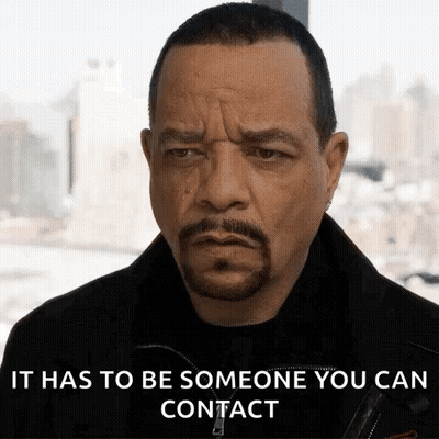 Ice Cube Says It Has To Be Someone You Can Contact Close Up GIF
