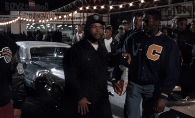 Ice Cube Says We Got A Problem Here In Front Of A Crowd GIF