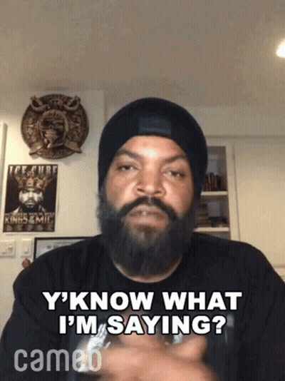 Ice Cube Y Know What I'm Saying GIF