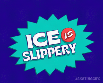 Ice Is Slippery GIF