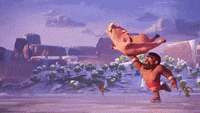 Ice Skating Hog Rider GIF