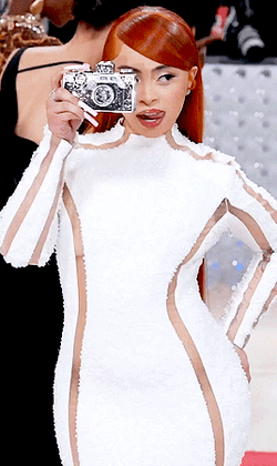Ice Spice Holding A Camera GIF