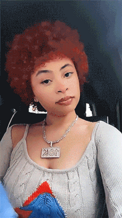 Ice Spice In The Car GIF
