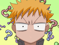 Ichigo Kurosaki Confused Don't Know Reaction GIF