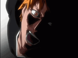 Ichigo Kurosaki Dark Hollow Mask Loop GIF
