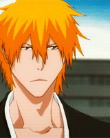 Ichigo Kurosaki Look Away Serious Bleach GIF