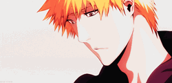 Ichigo Kurosaki Look Down Shocked Anime GIF