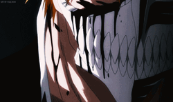 Ichigo Kurosaki Scary Hollow Shinigami Bleach GIF