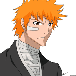 Ichigo Kurosaki Smiling GIF