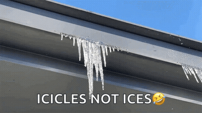 Icicles Hanging From Building GIF
