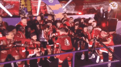 Ickey Shuffle Celebration Liverpool FC GIF