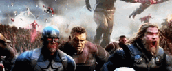 Iconic Avengers End Game Battle GIF