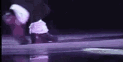 Iconic Michael Jackson Moonwalk GIF