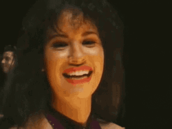 Iconic Selena Quintanilla Waving Hi GIF