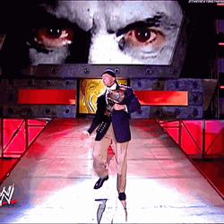 Iconic Vince McMahon Meme Championship Belt Walk GIF
