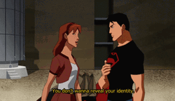 Identity Reveal Superboy GIF