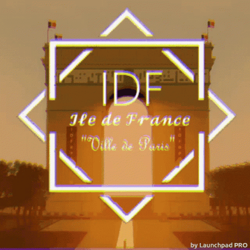 IDF Ile De France Arch Of Triumph Advertisement GIF