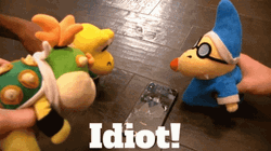 Idiot Mario Bros Bowser GIF