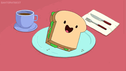 Idiot Sandwich Dancing Cartoon GIF