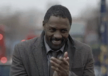 Idris Elba Celebrating GIF