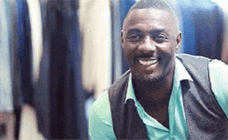 Idris Elba In Good Mood GIF