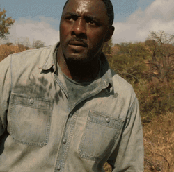 Idris Elba Running Away GIF