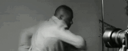 Idris Elba Shoot Behind The Scene GIF
